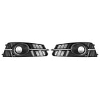Fog Light Grille for Audi A6 S6 C7 2016-2018 ()