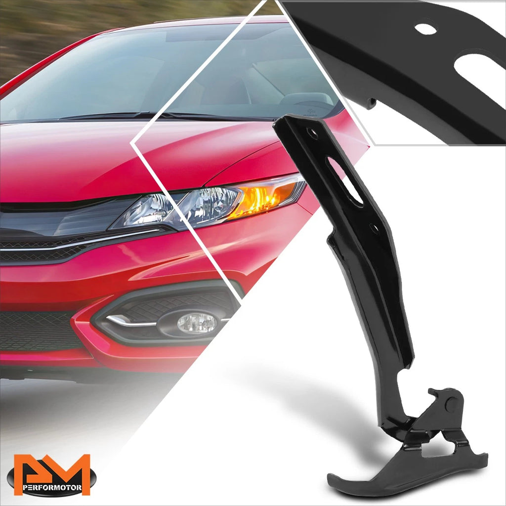 RH Passenger Side Steel Engine Hood Hinge for Honda Civic (2012–2015)