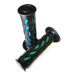 7/8" Rubber Handlebar Grips for Motorcycle Scooter ATV Dirt Bike (22mm)