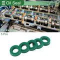 Set of 5 Oil Seal Rotary Shaft Seal 8x14x4mm High Pressure Green for Various Models