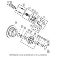 Rear Disc Brake Caliper Pin for Dodge Ram 2500 3500 (OEM)