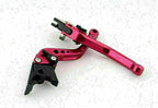 Short Brake Clutch Levers for Kawasaki Z750 Z800 (2007–2014) Red T9