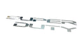 Chrome Tailgate Letters Replacement for 2023–2025 Ford Super Duty