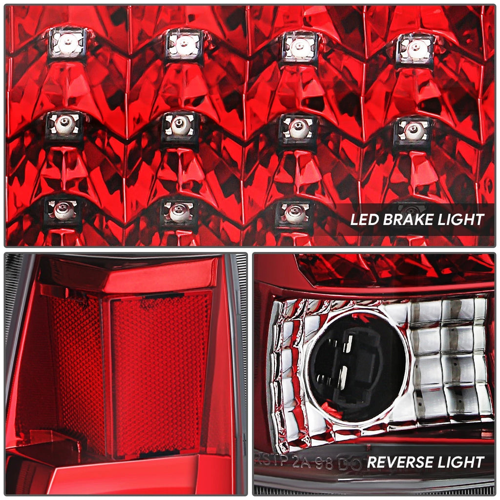 LED Tail Brake Light for Chevy GMC C/K Silverado Cheyenne Sierra (1988–2001)