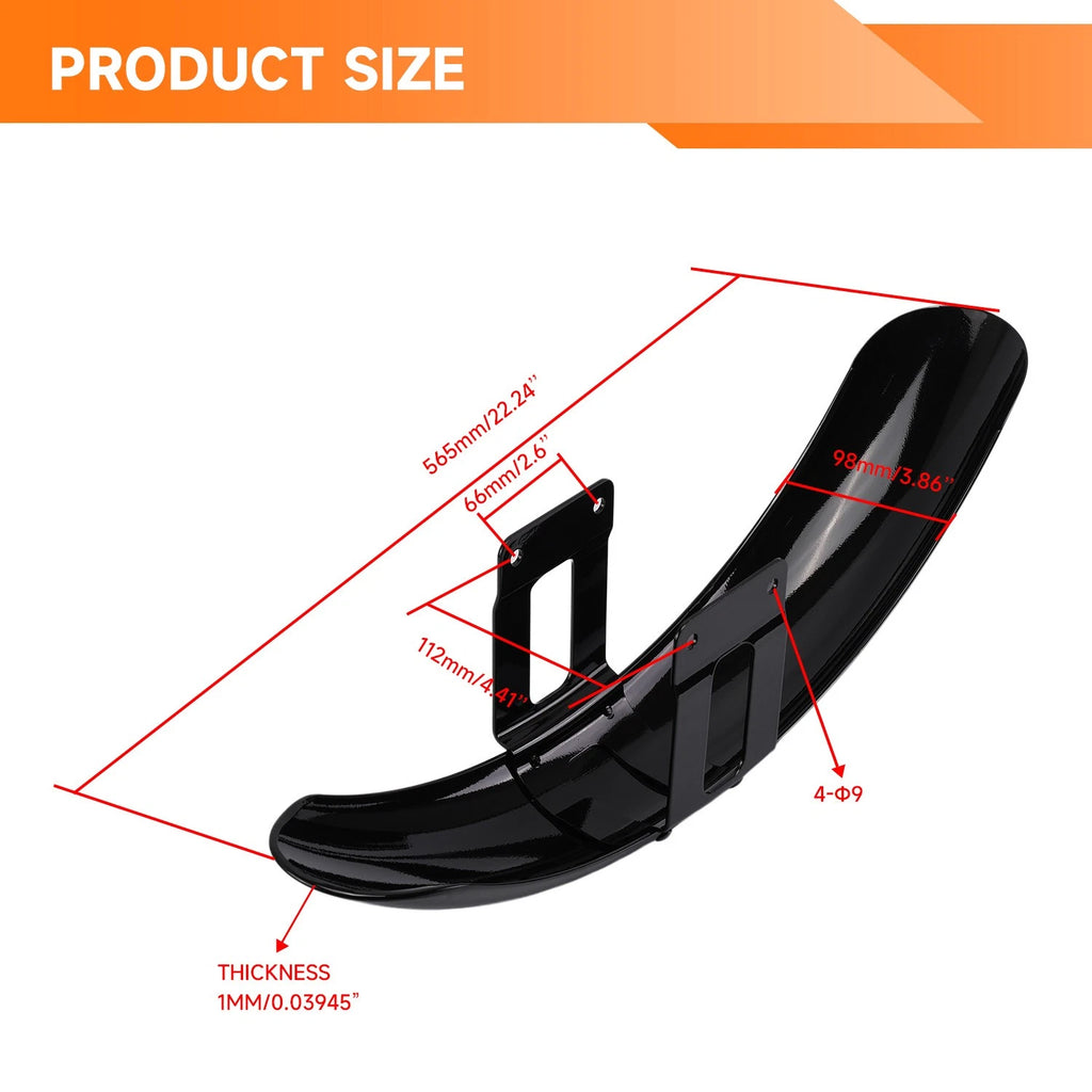 Front Fender Mudguard Cover for Harley Sportster 883 1200 (2004–2023)