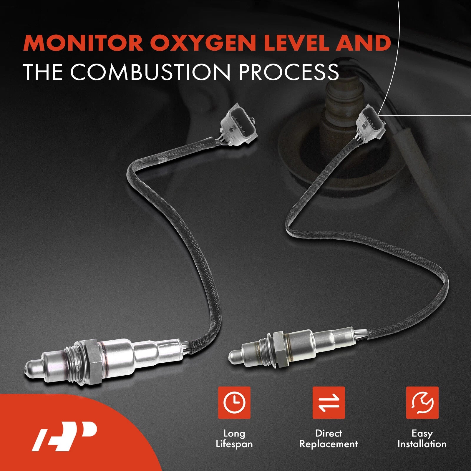 2X O2 Oxygen Sensors for Nissan Altima Murano