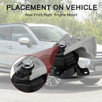 Engine Motor Trans Mount Set for Mitsubishi Lancer Ralliart 2.4L (2004–2006)