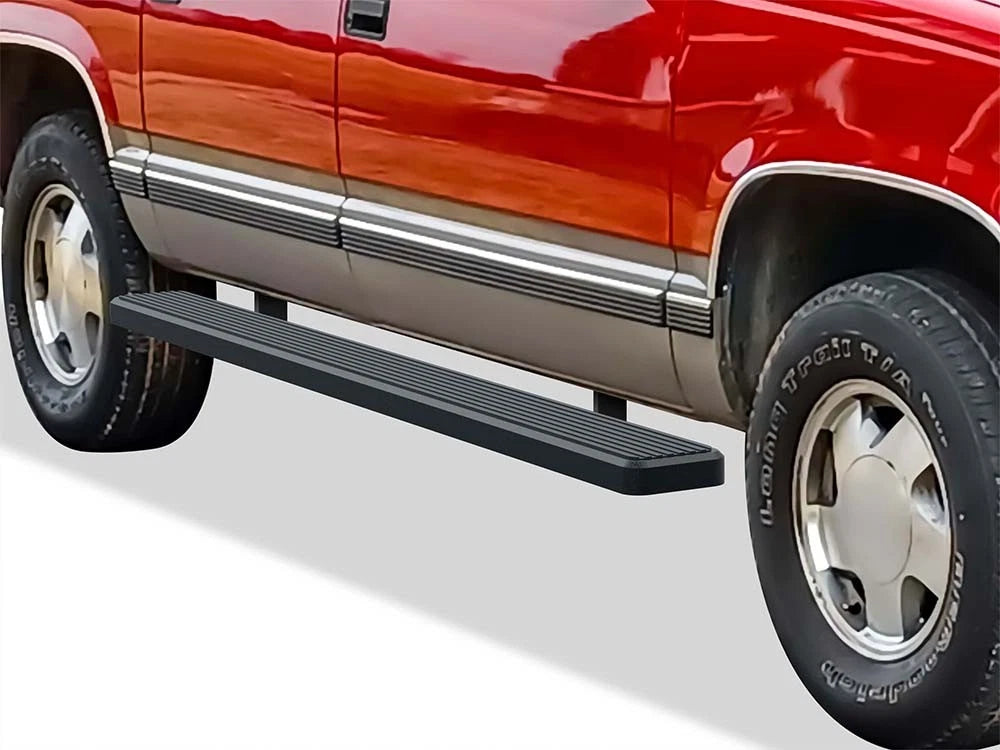 iBoard Running Boards for Chevy Suburban (1992–1999) - 6 Inch Matte Black