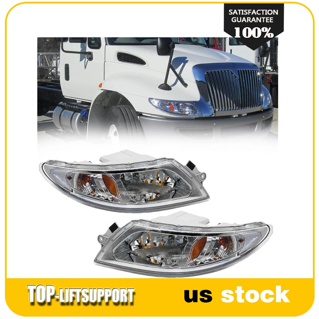 Pair Headlight for International Harvester 4100 4200 4300 4400 8500 8600