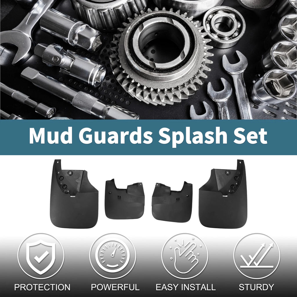 Set of 2 Mud Flaps Splash Guards for Toyota Tundra (2010–2021)