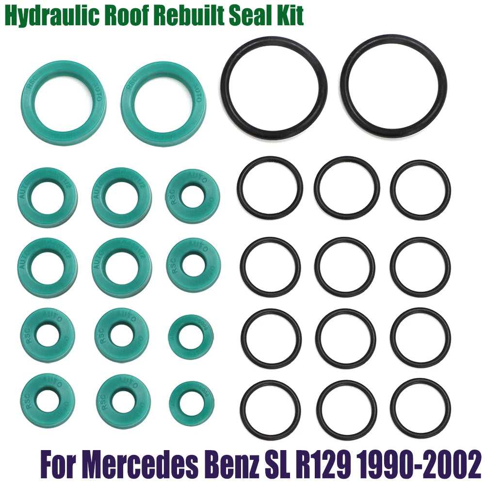 Roof Hydraulic Rebuilt Seal Kit for Mercedes Benz SL R129 (1990–2002)