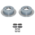 Set of 4 DuraGo Rear Rotors & Akebono ProACT Ceramic Pads for Forte5 Soul (2014–2019)