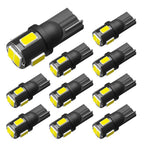 10x T10 LED Bulb W5W 194 for Car Dome Map Light (Error Free)