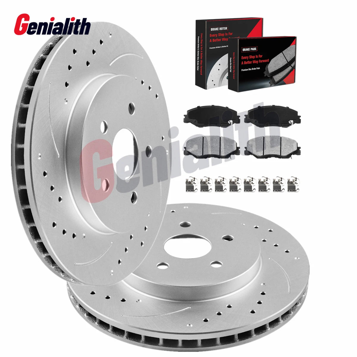 Front Ceramic Brake Pads & Rotors Kit for Chevy Equinox, Saturn Vue (2005–2006)