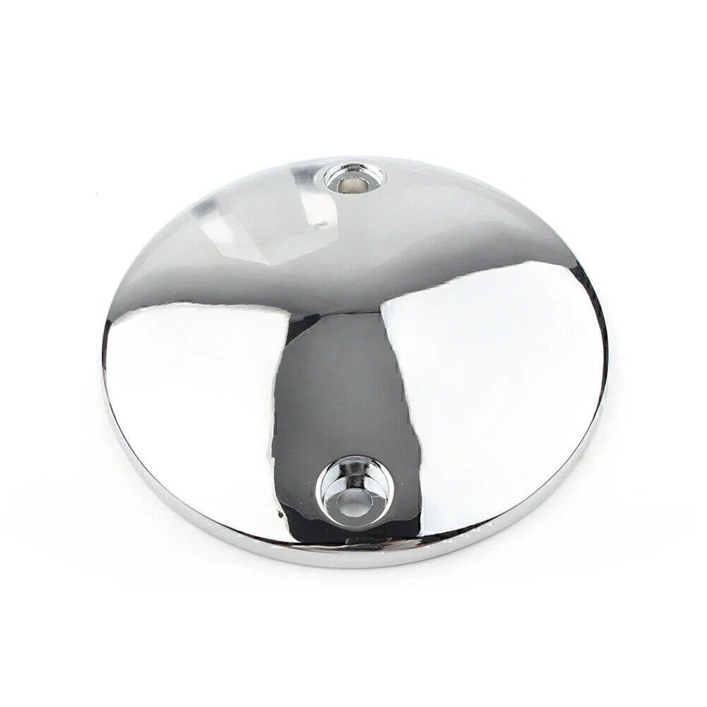 Chrome Ignition Timing Points Cover  Hole for Harley Big Twin (70-99)