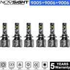 6X LED Headlight & Fog Light Bulbs Kit for