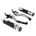 Folding Extendable Brake Clutch Levers & Handlebar Grips for Benelli BN302S