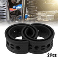2X Black Coil Spring Rubber Buffer for Ford Chevy (Universal A Type)
