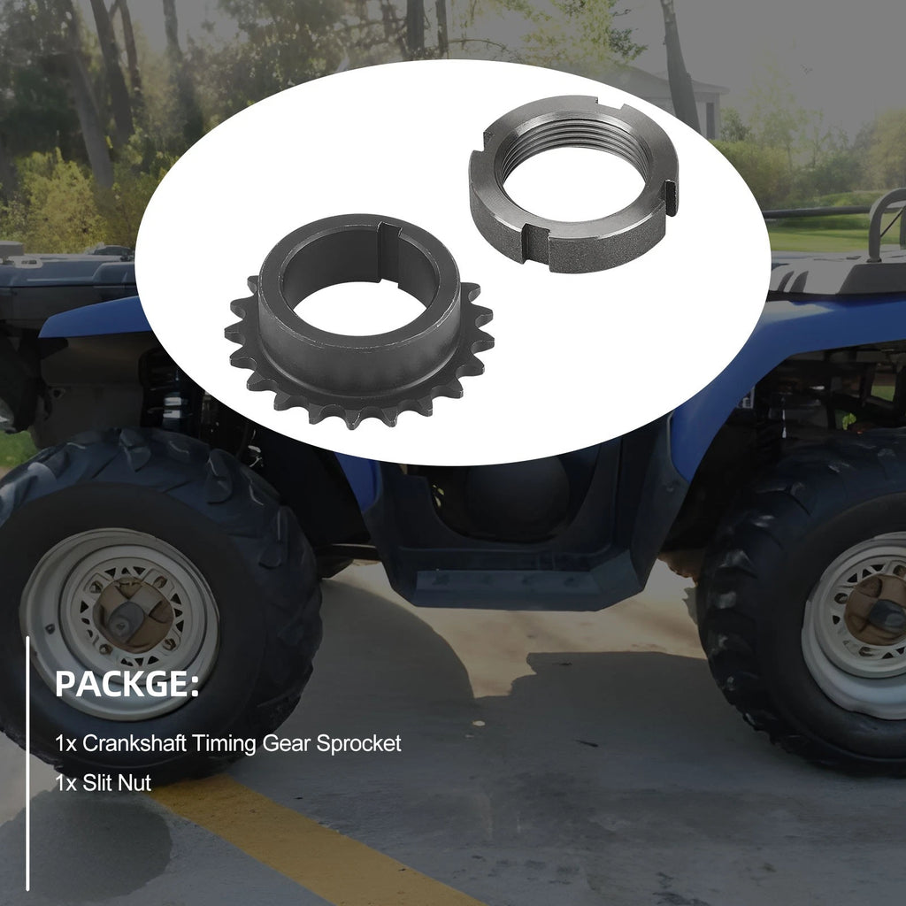 Crankshaft Timing Gear Sprocket & Nut for Polaris Sportsman 400 HO (2008–2014)