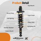 Rear Shock Strut Suspension for Dodge Caliber FWD (2007–2012)