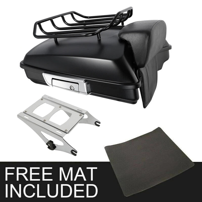 Matte Razor Trunk Pad for Harley Touring Road King (2014–2026)