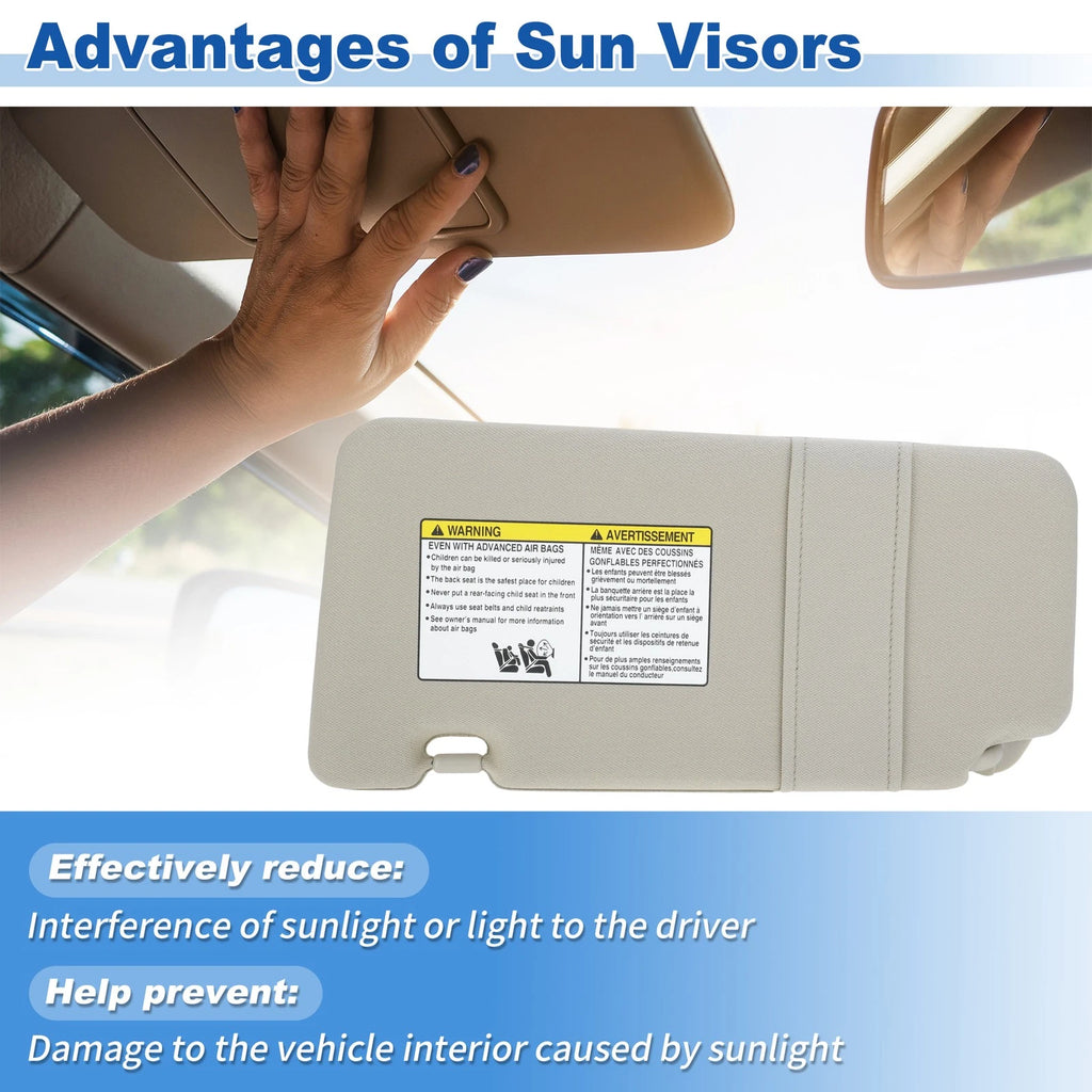 Sun Visor Set for Nissan Versa (2007–2012) No. 96401EL31A
