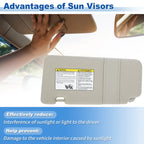 Sun Visor Set for Nissan Versa (2007–2012) No. 96401EL31A