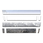 8pc Stainless Steel Rocker Panels Replacement for 2007-2014 Chevy Suburban