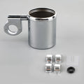 Chrome Cup Bottle Holder for Chopper Cruiser Bobber (7/8" 1" 1-1/4")