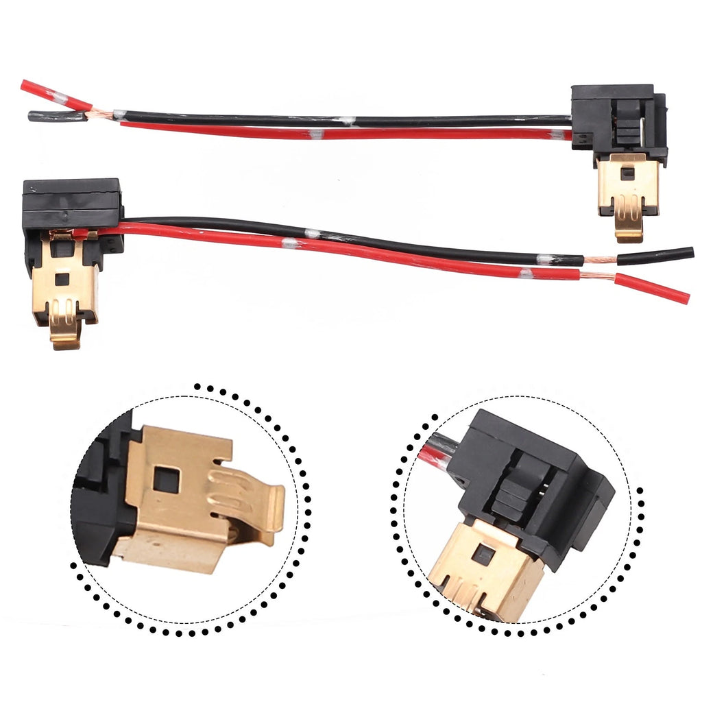 2X H1 H3 Socket Extension Wiring Harness Connector LED Headlight Adapter