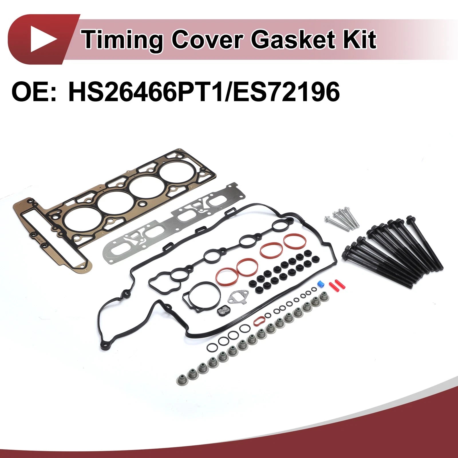 Timing Cover Gasket Kit for Chevrolet HHR 2.2L (2009–2011) Set of 1