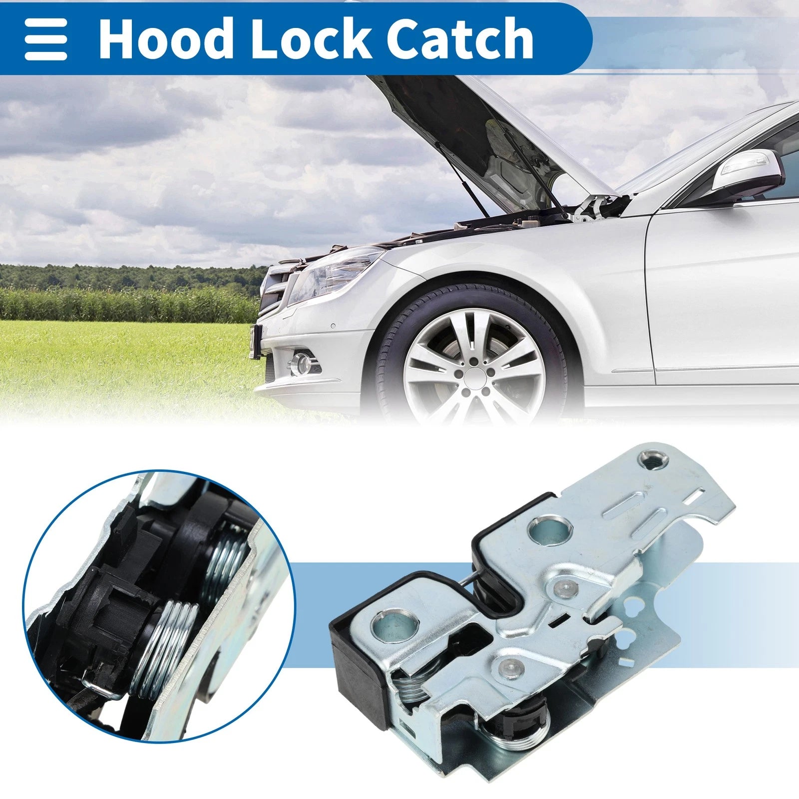 Hood Latch Assembly for Volkswagen Amarok (2010–2016) No. 1ZD823509