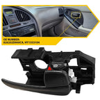 Interior Door Handle for Hyundai Elantra (2001–2006) Front Right Gloss Black