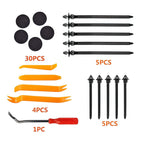 Set of 955 Push Pins for Universal Automotive Applications