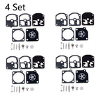 Set of 4 Carburetor Repair Kits for Echo CS280E CS280EP Zama C1S-K1D RB-7