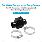 36mm Water Temp Sensor Gauge Radiator Hose Joint Pipe Adapter for