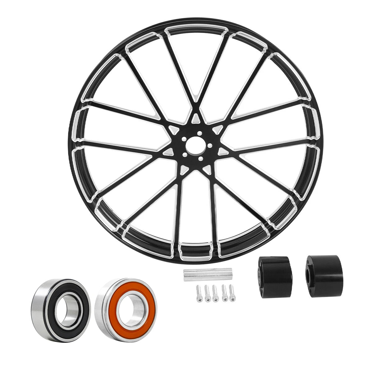 30" Front Wheel Rim & Dual Disc Hub for Harley Electra Glide (2008–2025)