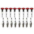 Set of 8 Ignition Coils & Denso U-Groove Spark Plugs for Touareg Cayenne (2003–2010)