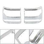 Set of 2 Headlight Trim Bezel Covers for Chevy Silverado 1500 (2016–2019)