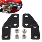 License Plate Bracket Bar Eliminator for Harley FLT FLHT (1997–2008) Pair Black ET