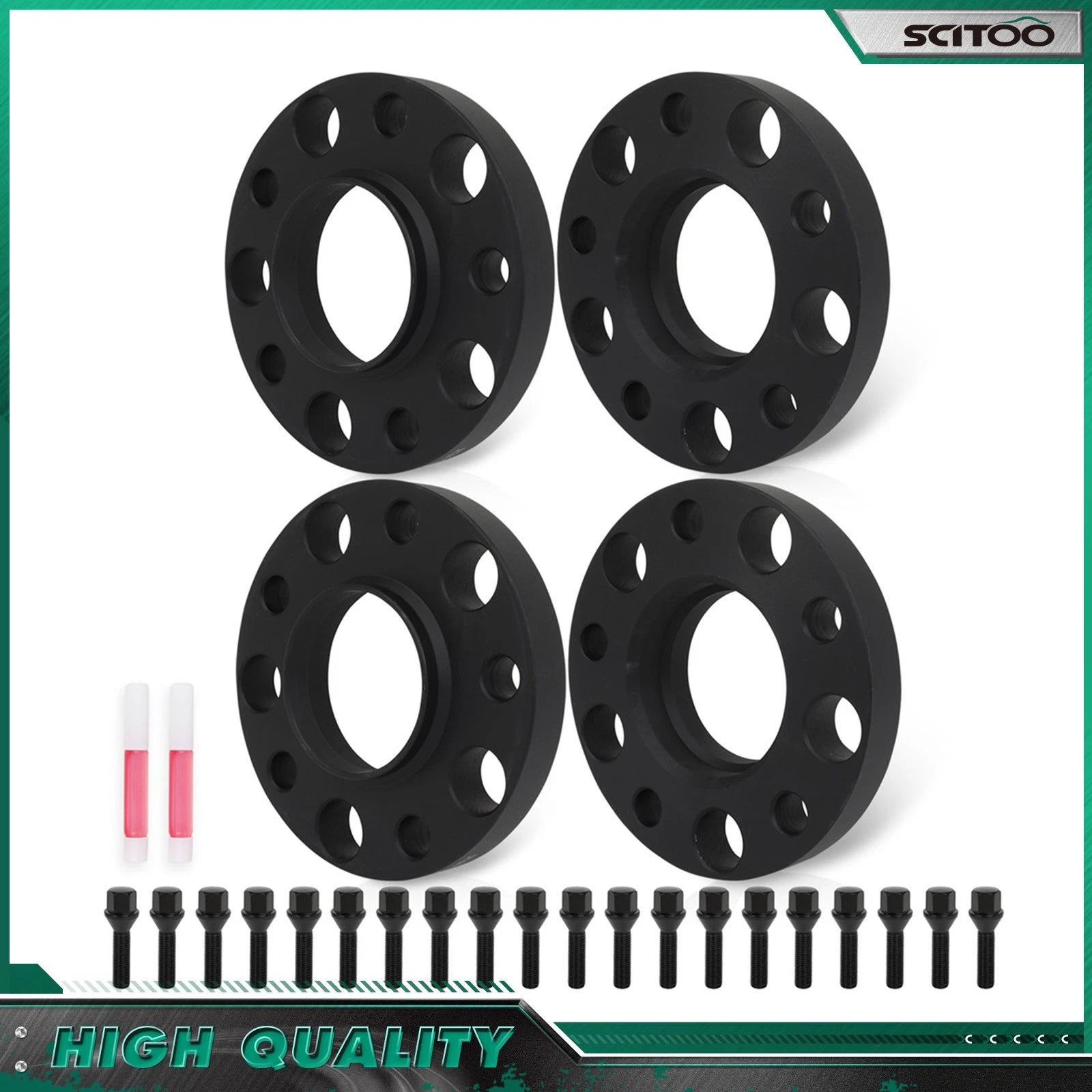 4X 20mm Hub Centric Wheel Spacers 5x120 12x1.5 for BMW E28 E36 E46 E60 M3 (1990–2013)