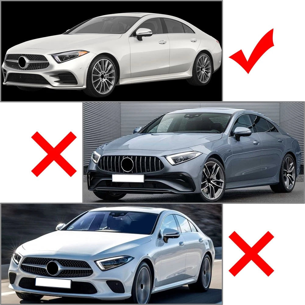 Front Bumper Lip Splitter Spoiler Trim for Mercedes Benz CLS-Class C257 (2018–2021)