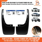 Rear Mudflap Splash Guard for Ford Ranger T6 PX (2011-2022)