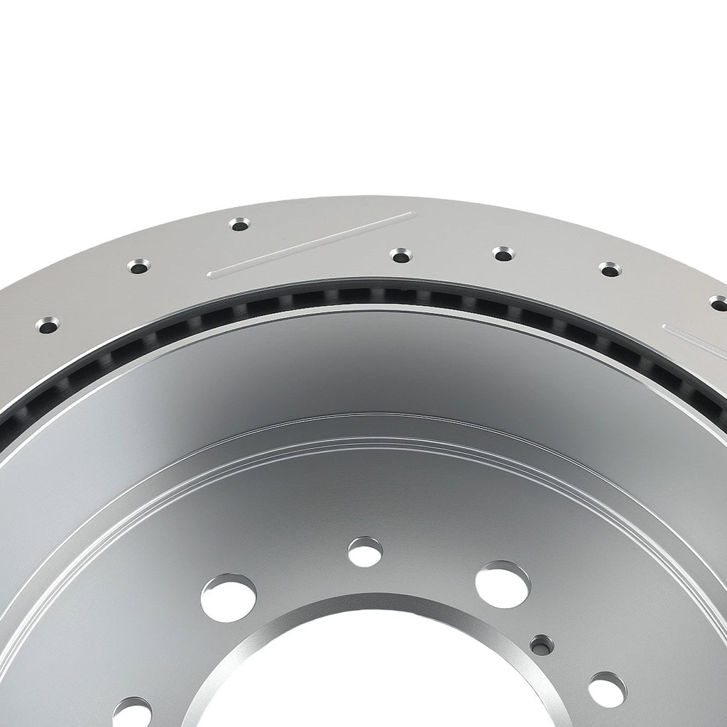 Rear Left and Right Brake Rotors Kit for Lexus LX570 and Toyota Land Cruiser (2008–2021)