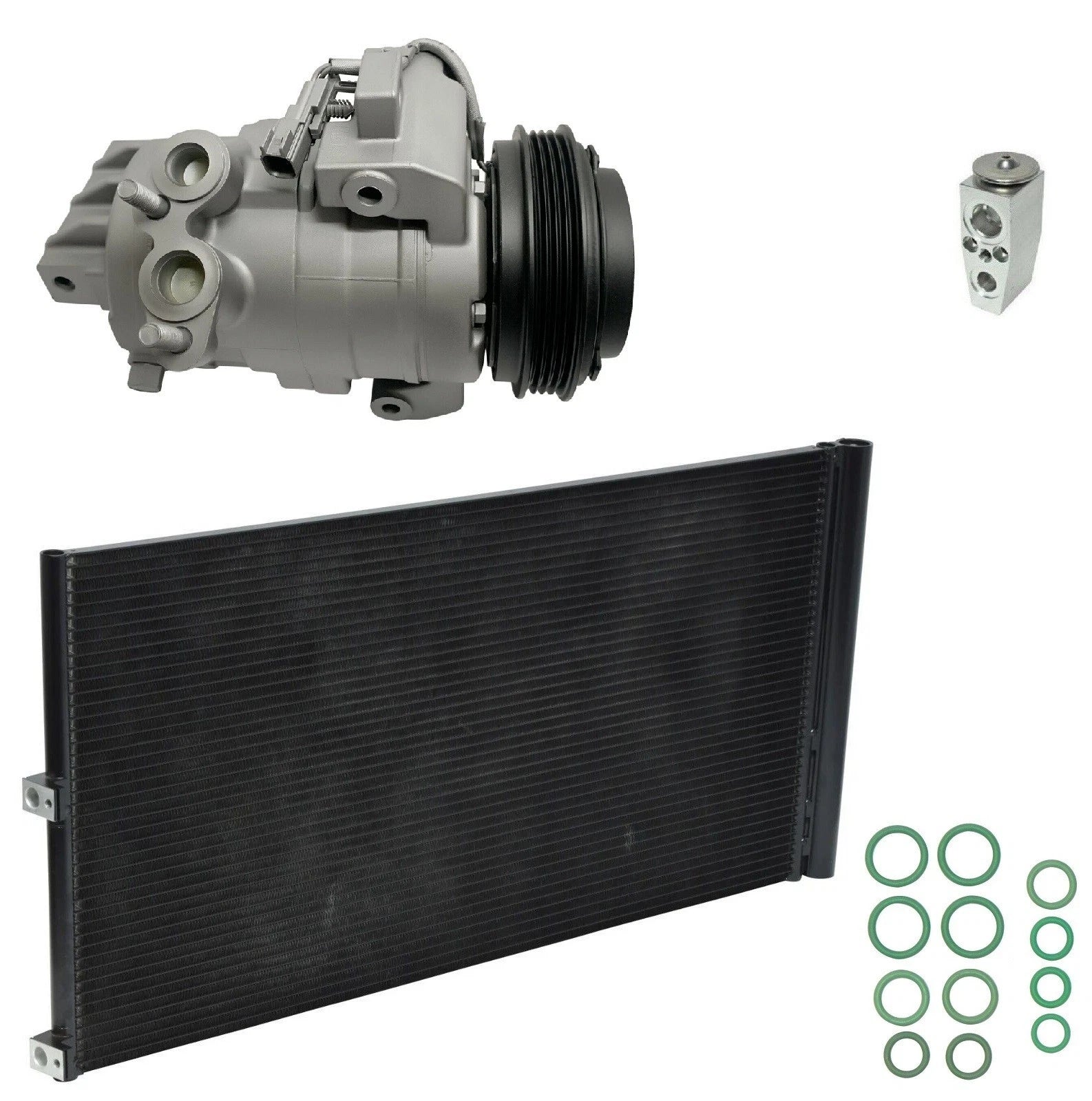 A C Compressor Kit with Condenser for Ford Expedition 3.5L (2015–2017)