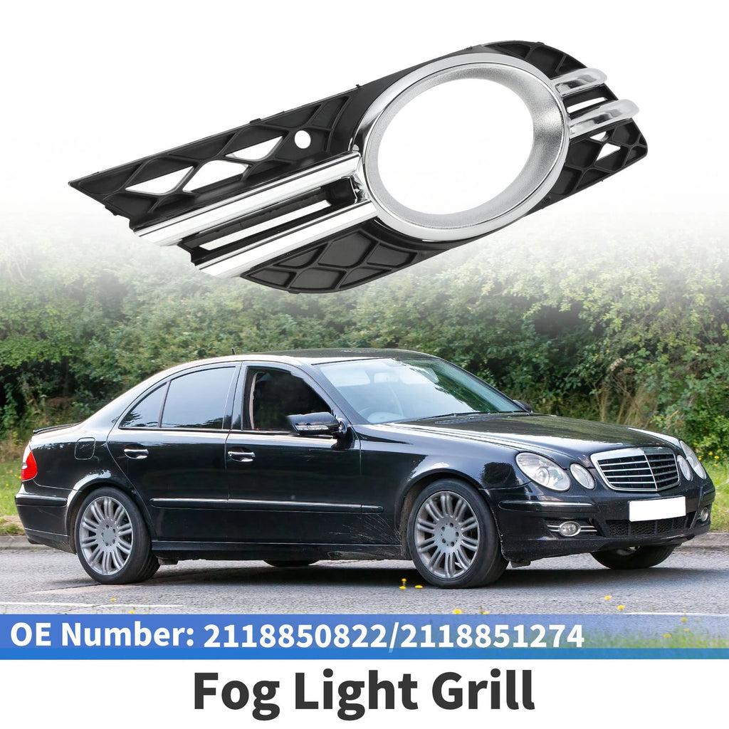 Front Right Fog Light Cover No. 2118850822 for Mercedes-Benz E320 (1996–1999)