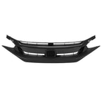 Front Upper Grille for Honda Civic Sedan (2019–2020) Black Mesh