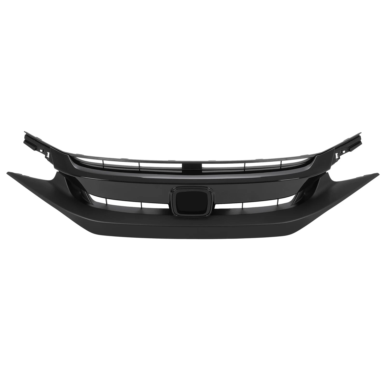 Front Upper Grille for Honda Civic Sedan (2019–2020) Black Mesh