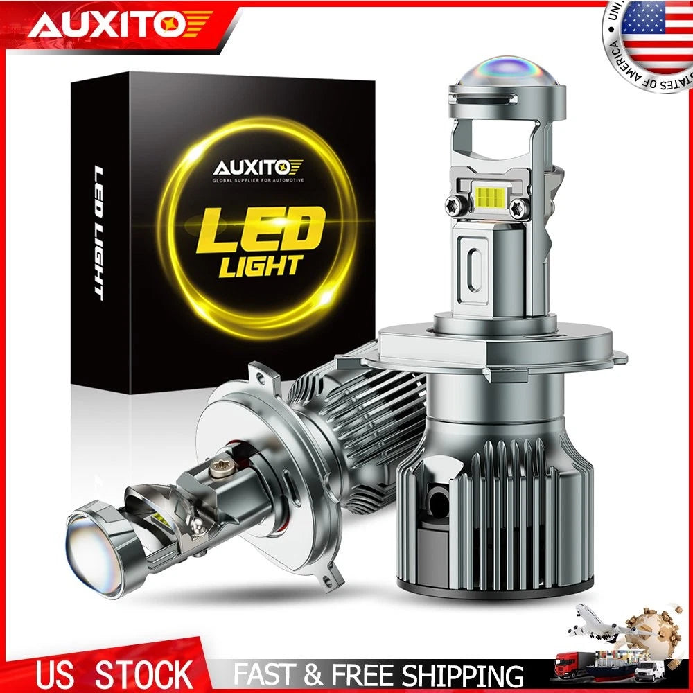 H4 9003 LED Headlight Bulbs Kit for Universal Vehicles (6500K, 80000LM)