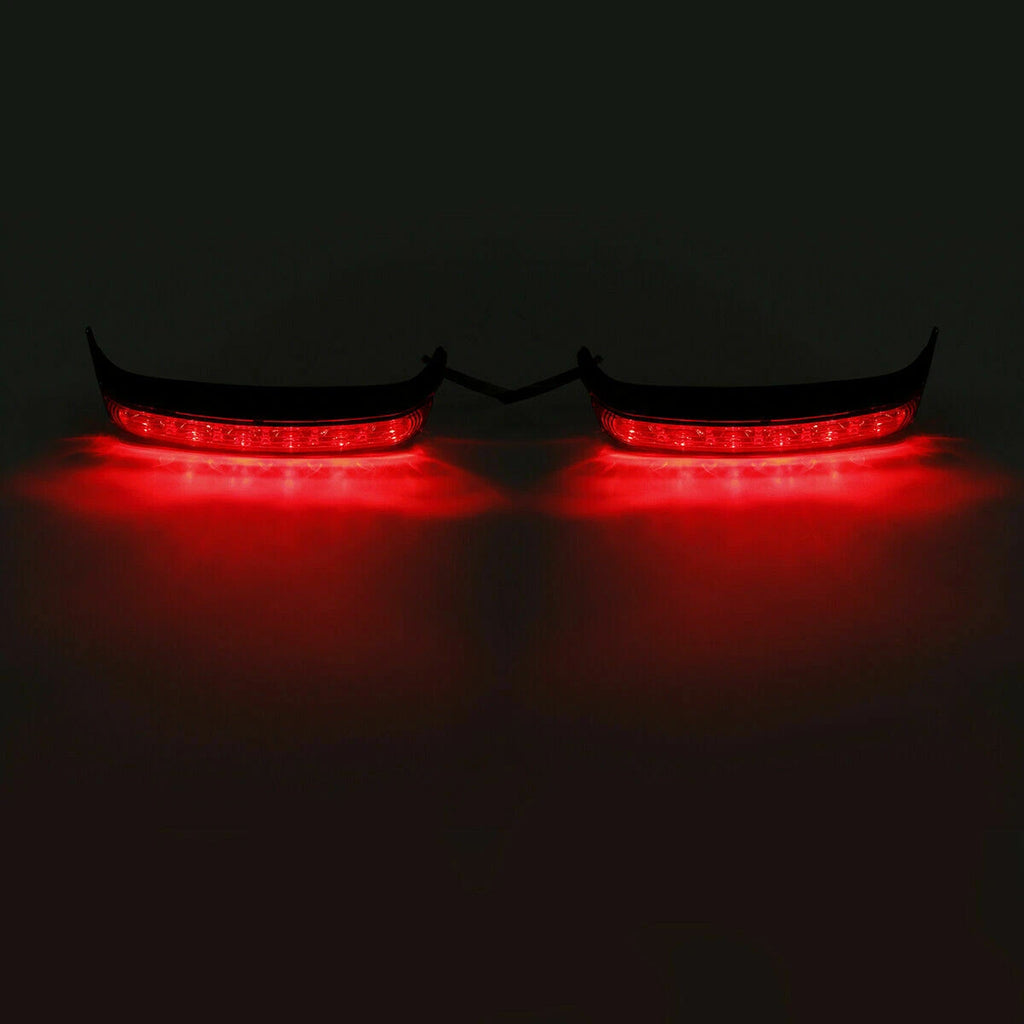 Saddlebag LED Insert Support & Brake Turn Light for Harley Touring (2014–2024)